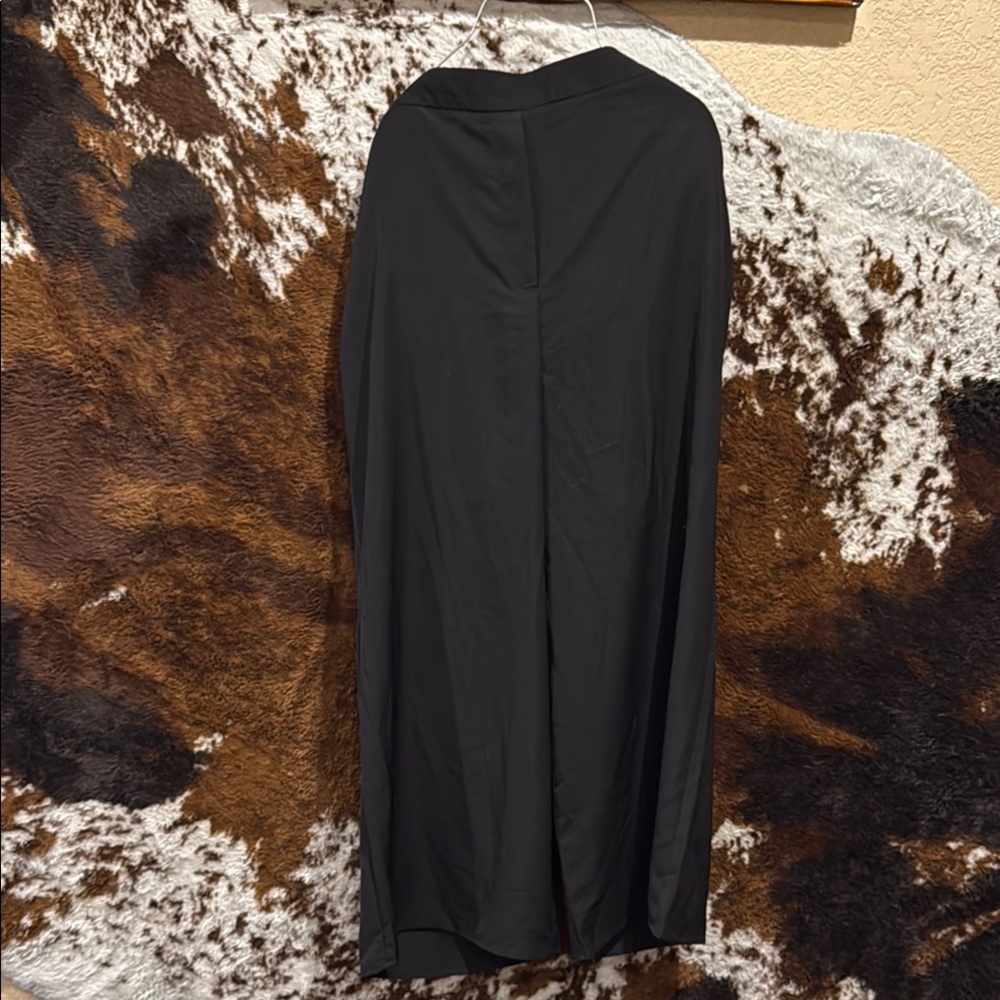 Worthington Black Asymmetrical Pencil Trousers